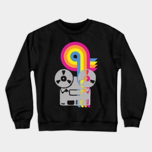 REEL TO REEL (Light Print) Crewneck Sweatshirt